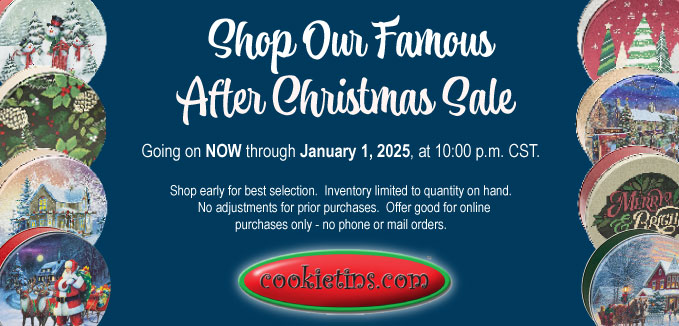 Shop online at cookietins.com